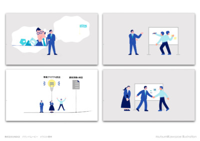 株式会社UNIDGE様のブランドムービーに使用されるイラスト素材を制作いたしました。
企業と共に歩み、成果を形にしていく姿を、誠実さと親しみやすさを両立させながら表現しました。
株式会社UNIDGE様のブランドムービーに使用されるイラスト素材を制作いたしました。
企業と共に歩み、成果を形にしていく姿を、誠実さと親しみやすさを両立させながら表現しました。ディレクション・アニメーション制作:阿部圭佑様